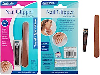 Stainless Steel Nail Clippers Individually Wrapped, 200 Pack Nail Clippers  Bulk,Bulk Nail Clippers for Homeless Individually Wrapped, for