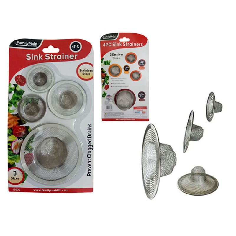 SINK STRAINERS 4 PC