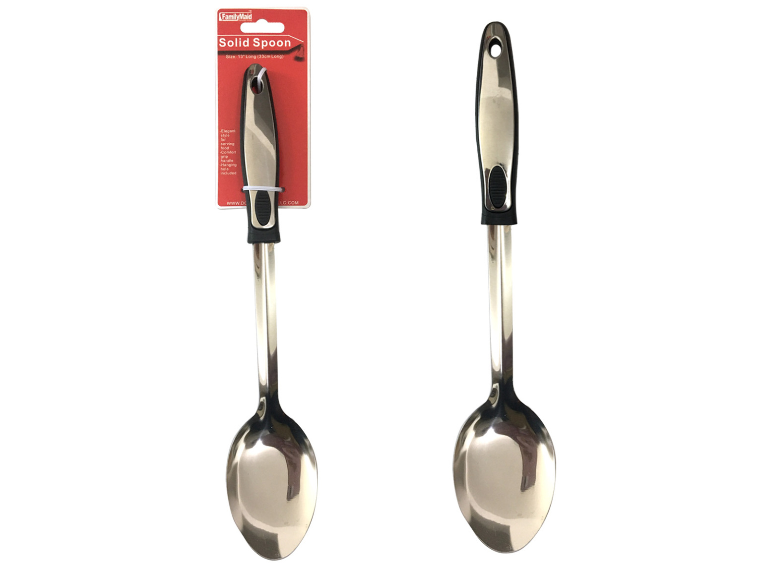 Wholesale Metal Serving Spoon 12.9"L (SKU 2336426) DollarDays