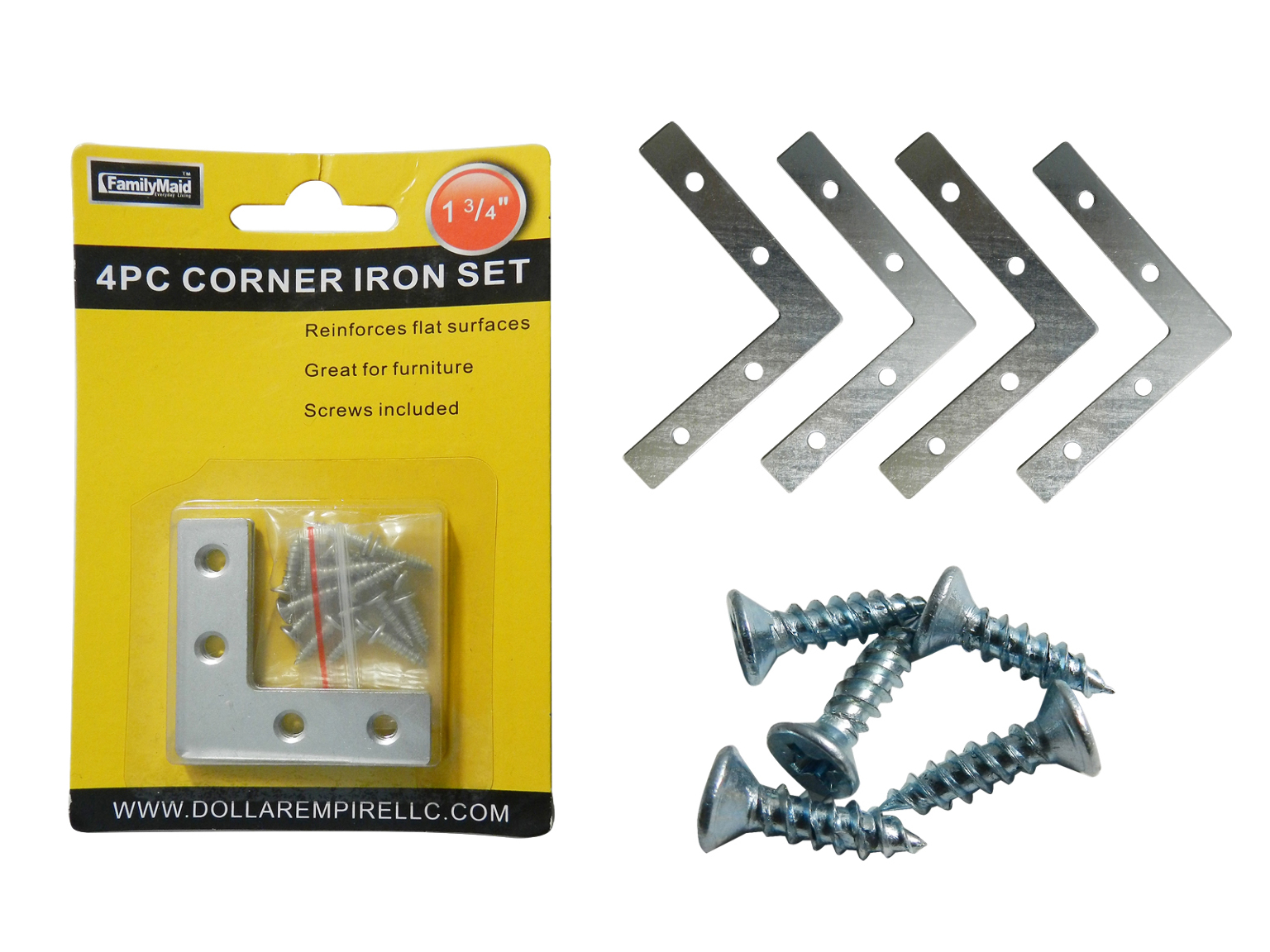 Wholesale Corner Iron Set 4pc (SKU 2303206) DollarDays