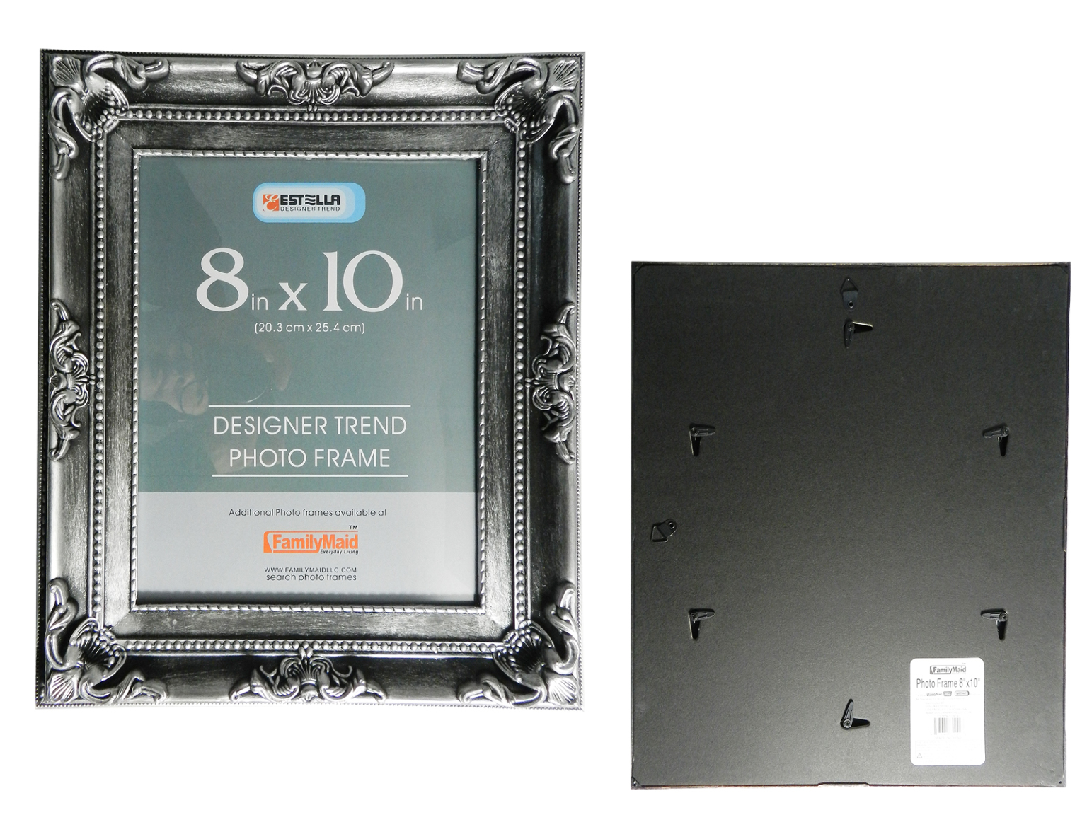 Wholesale Photo Frame 8" x 10" Silver (SKU 2291593) DollarDays