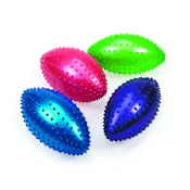 Vinyl Spike Footballs, 10" - Assorted