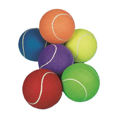 Inflatable Jumbo Tennis Balls, 8" - Assorted