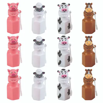 Mini Barnyard Bubble Bottles - Assorted