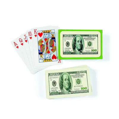 $100 Bill Playing Cards