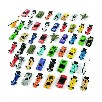 Plastic Toy Cars - 2.5 x 4"