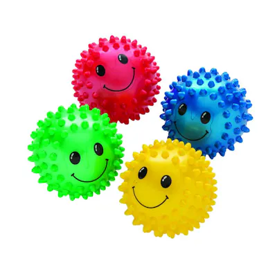 Smiling Spike Balls, 3" - Assorted