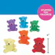 Mini Bright Stuffed Bears, 4" - Assorted (2 of 2)