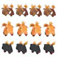 Mini Horse Stuffed Animals, 3" - Assorted (2 of 2)