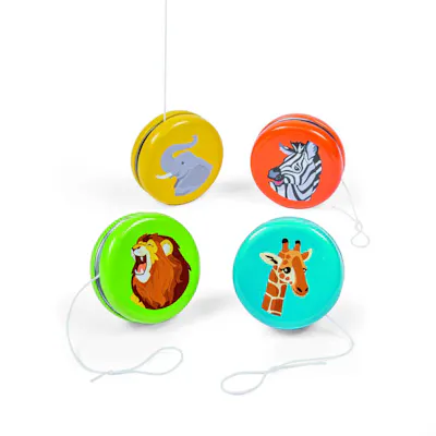 Jungle Animal Yo-Yos, 2" - Assorted