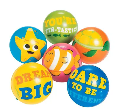 Under the Sea Stress Balls, 2.5" - Assorted