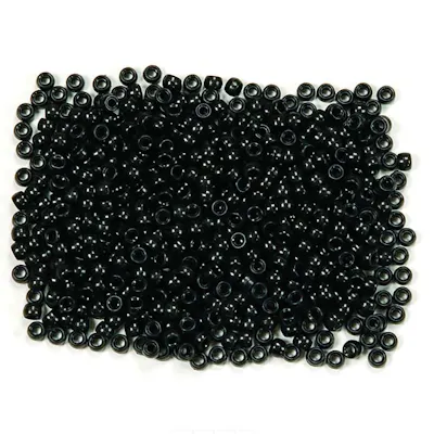 Black Pony Beads