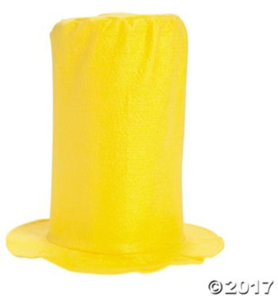 tall yellow hat