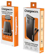12000mAh Power Bank - Black