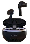 COBY Noise Canceling Wireless Earbuds - Black