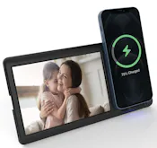 Wireless Charging Photo Display - Black