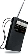 Pocket-Size Radio - Black