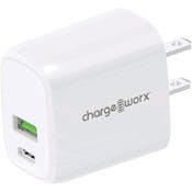 Wall Charger with USB-C to USB-C Cable - White