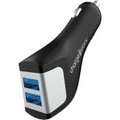 Dual USB Car Chargers - Black