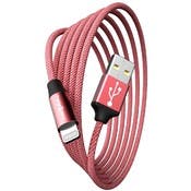 6' Lightning USB Cables - Coral