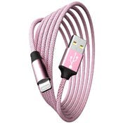6' Lightning USB Cables - Light Pink