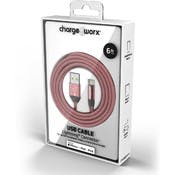 6' Lightning USB Cables - Rose Gold