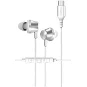 Earbuds with USB-C Connector - Silver