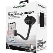 Windshield Phone Mounts - Secure-Fit, Black