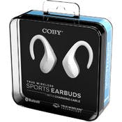 Sports Earbuds - White, Slim Profile