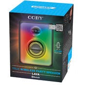 Wireless Party Speakers - Black, Lava Lights