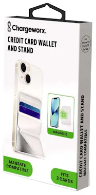 MagSafe Credit Card Phone Case Holder - White