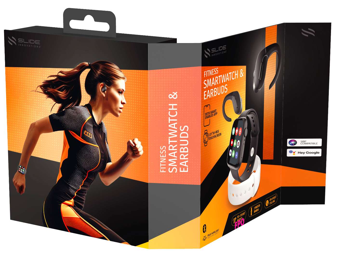Fitness Tracker and True Wireless Earbuds, Combo Pack display picture 1