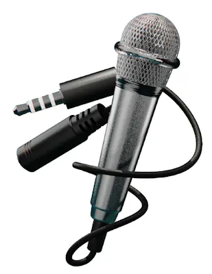 Mini 3.5Mm Aux Mic - Silver