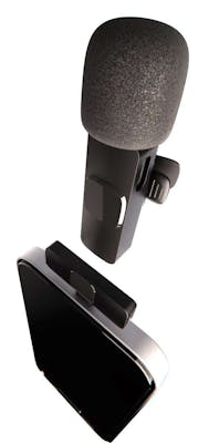 Wireless Mic With USB-C Dongle - Black