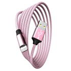 6' Lightning USB Cables - Light Pink image number null