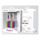 Bluetooth Wireless Earbuds with Charging Case - Rainbow image number null