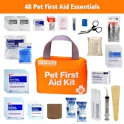 Large Pet First Aid Kits - 48 Pieces