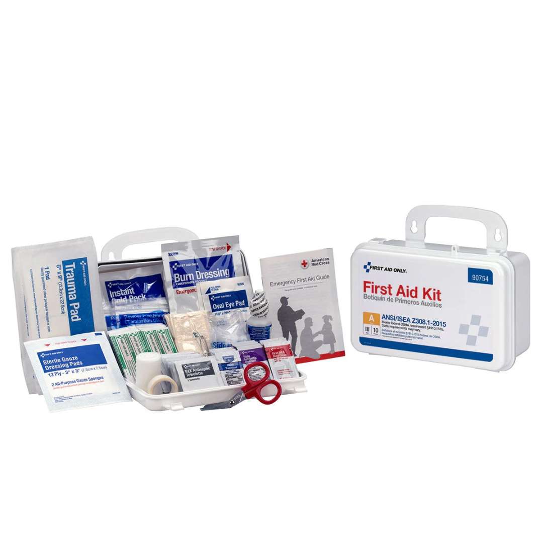 First Aid Kit, 10 Person - 71 Pieces