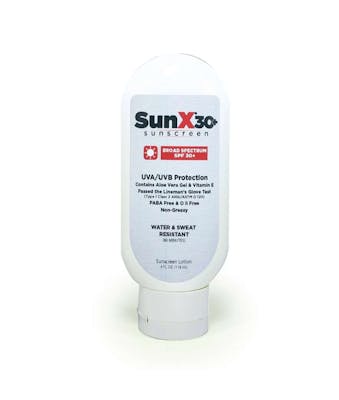 SunX30+ Broad Sprectrum Sunscreen - 4 oz