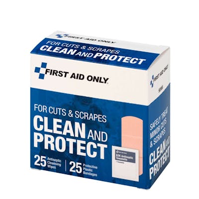Clean and Protect Wound Care Kit - 50 Piece