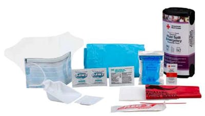 American Red Cross Fluid Spill Emergency Responder Pack - 13 Piece