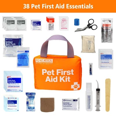 Medium Pet First Aid Kits - 38 Pieces