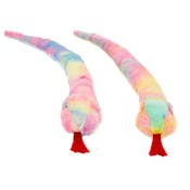 Plush Rainbow Tie Dye Snakes, Assorted - 28"