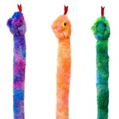 Plush Tie Dye Snakes, 3 Assorted - 28"