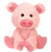 Plush Pink Sitting Pig - 9.5"