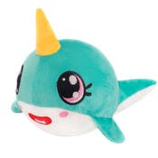 Narwhal Plush Toys - Teal, Soft Material, 3.5"