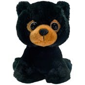 Billy the Black Bear Plush Toys - 7", Sitting