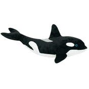 9" Orca Plush Toys - Black, White, Ages 3+