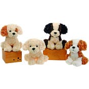 Plush Dog Toys - Assorted Styles, 10"