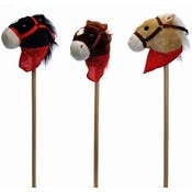 Plush Stick Horse - Assorted Colors, 35.5" Long